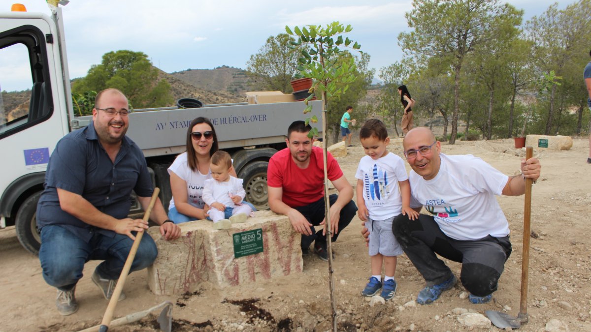 Familias participantes en el evento.