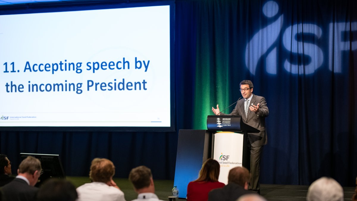 Eduard Fitó, presidente de la Federación Internacional de Semillas.