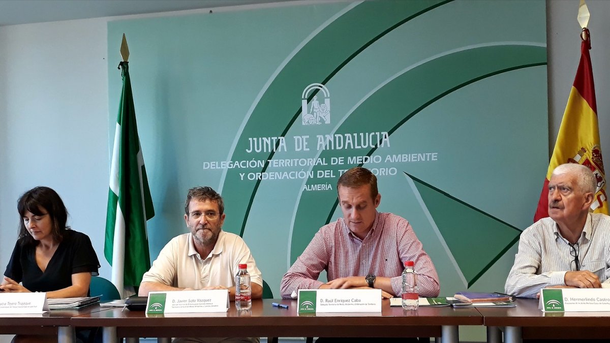 Reunión de trabajo en Medio Ambiente.