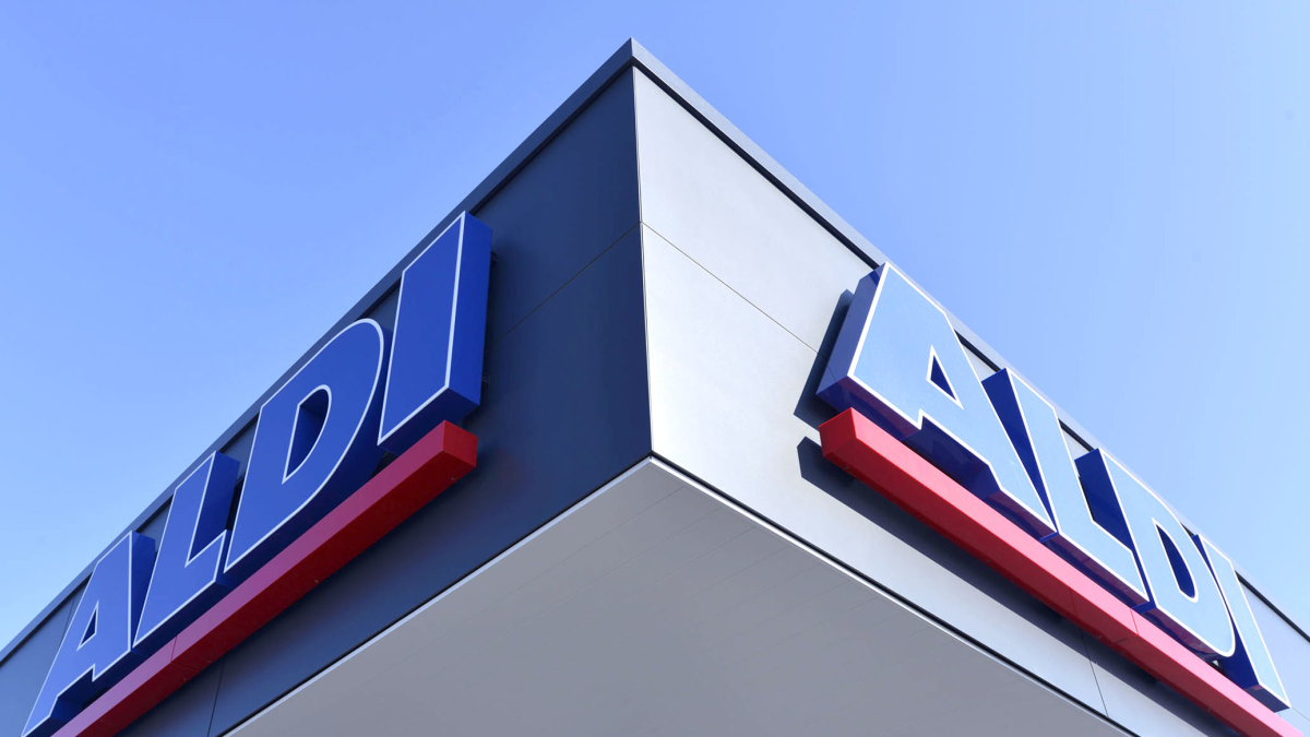 Cabecera del ALDI que abrirá este mes en Roquetas.