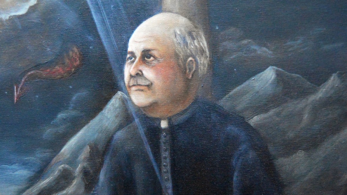 Imagen de Juan Ibáñez presente en las estampas preparadas para la ceremonia.