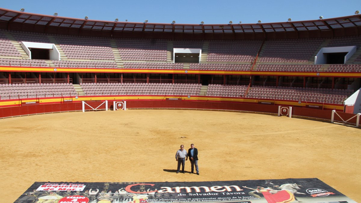 Presentación de ‘Carmen’ ayer en la Plaza de Toros.
