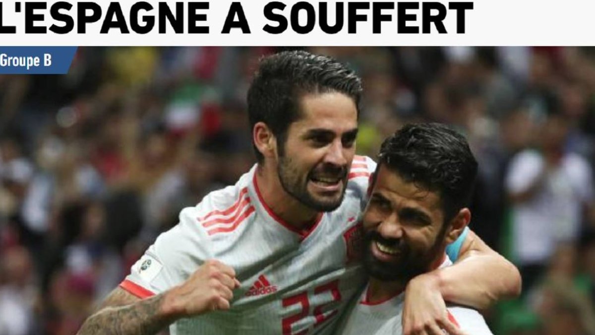 La prensa mundial habla de la España de Diego Costa.