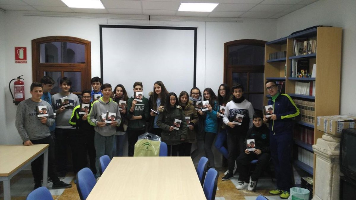Club de lectura de Purchena durante una actividad.