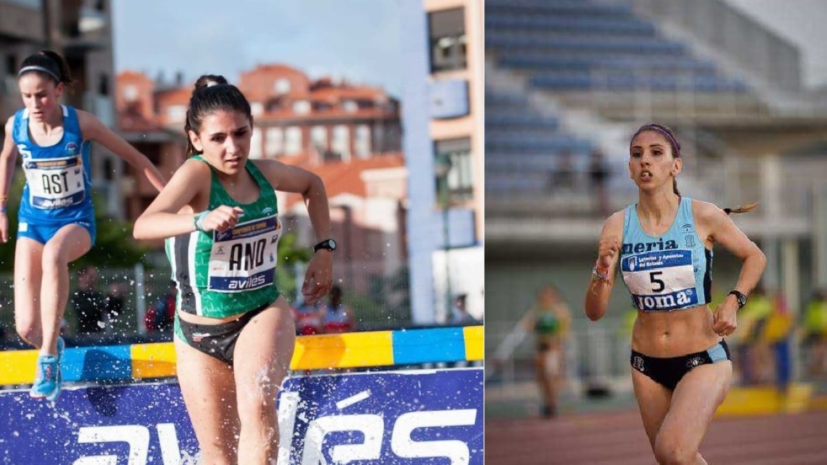 Dos campeonas en acción.