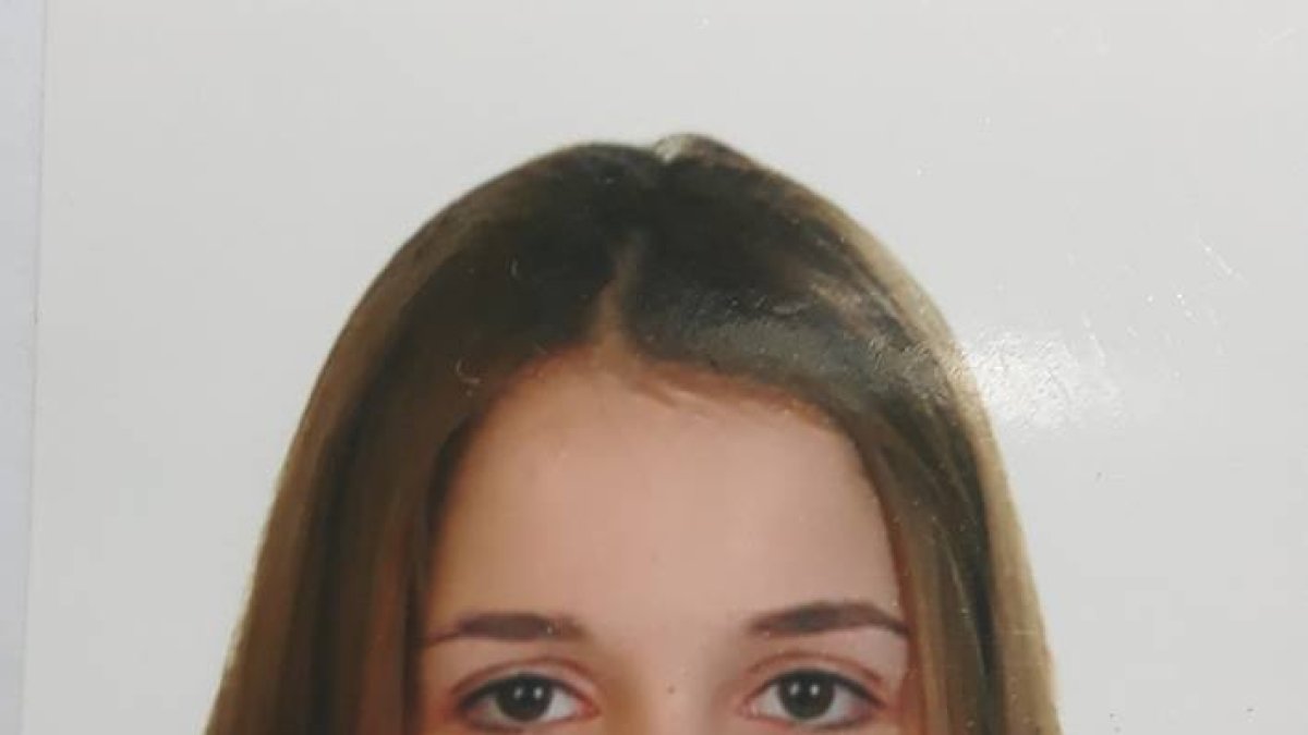 Imagen de la menor difundida por la familia.