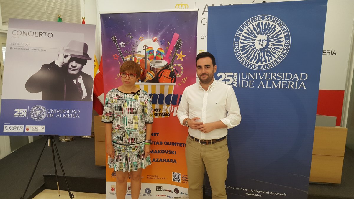 Presentación del concierto esta mañana.