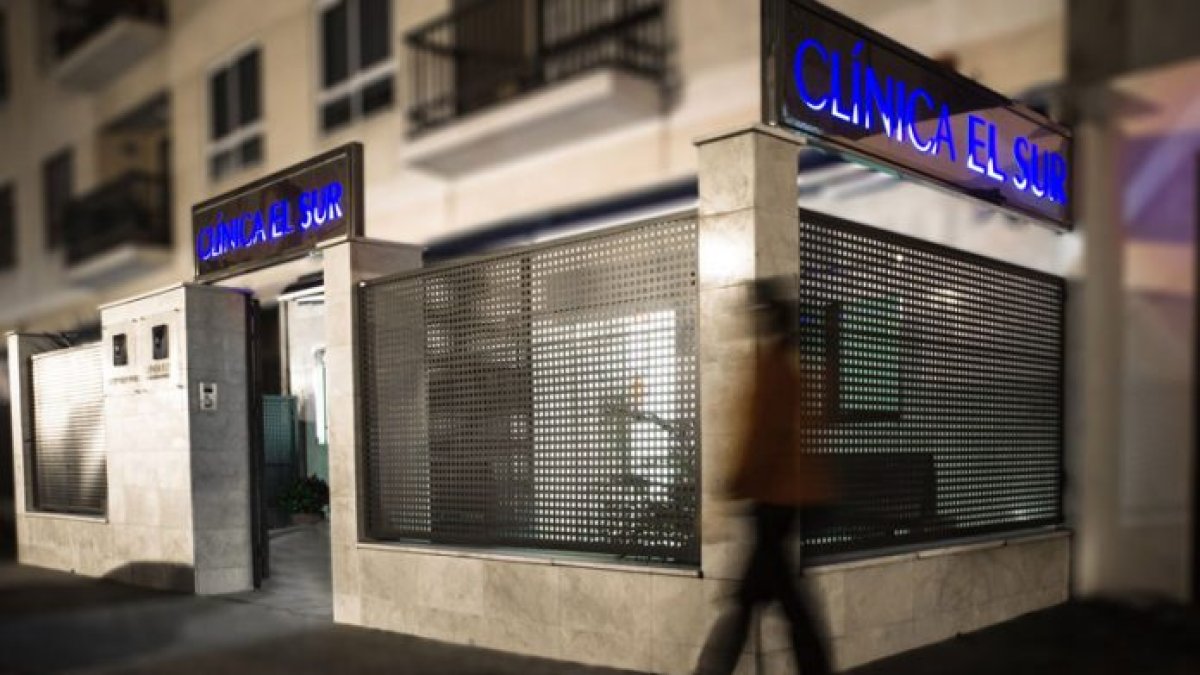 Fachada de la Clinica El Sur, concertada por el SAS para la realización de abortos.
