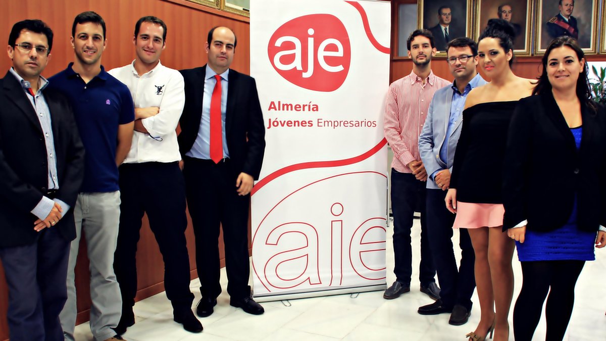 Miembros de la Asociación de Jóvenes Empresarios.