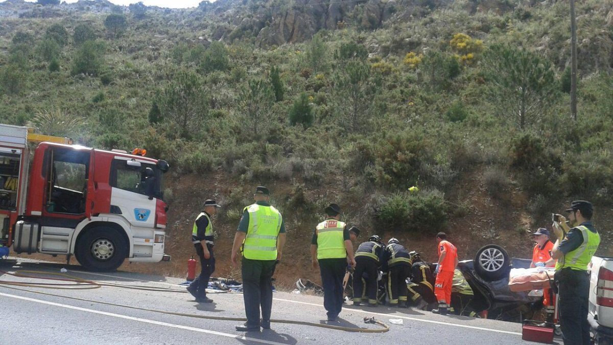 Datos sobre los accidentes en el primer semestre en Andalucía. Archivo.