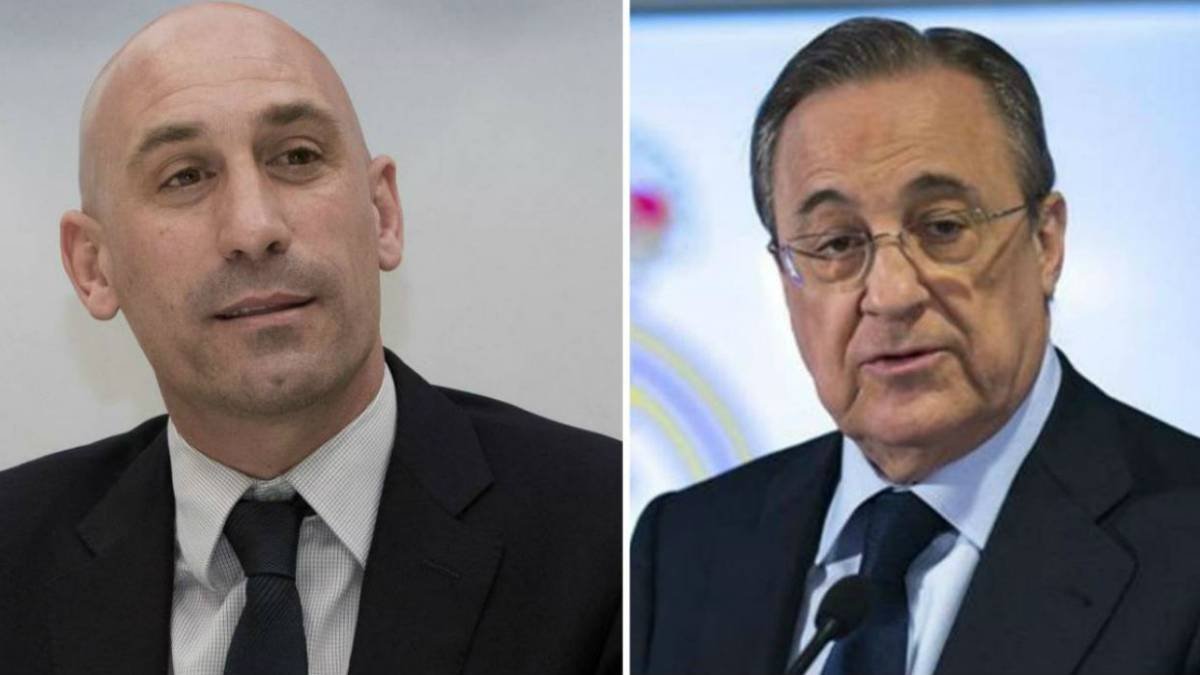 Luis Rubiales y Florentino Pérez.