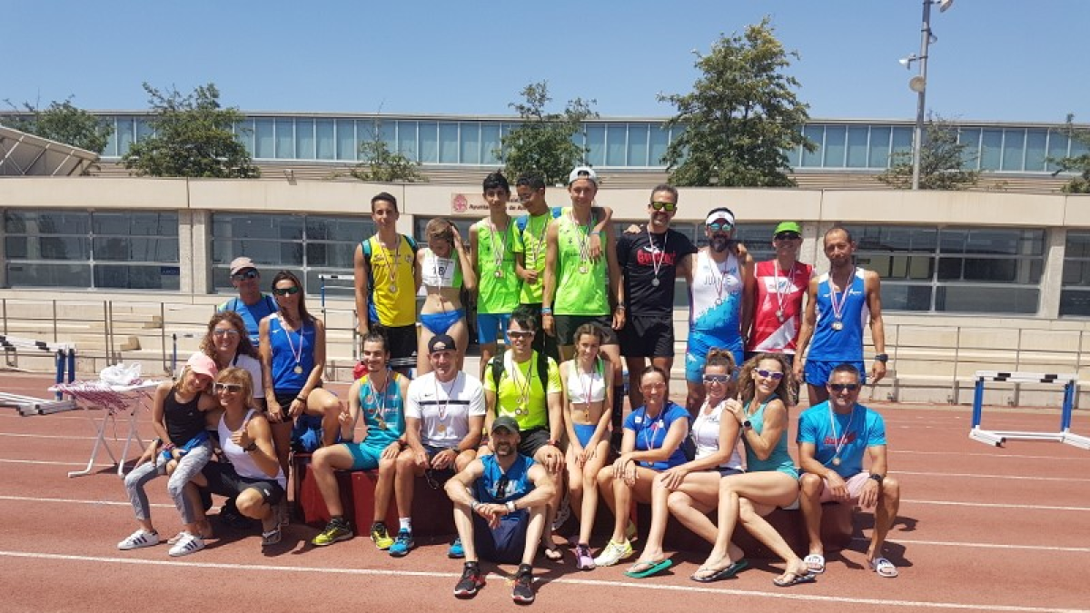 Los participantes en el campeonato.