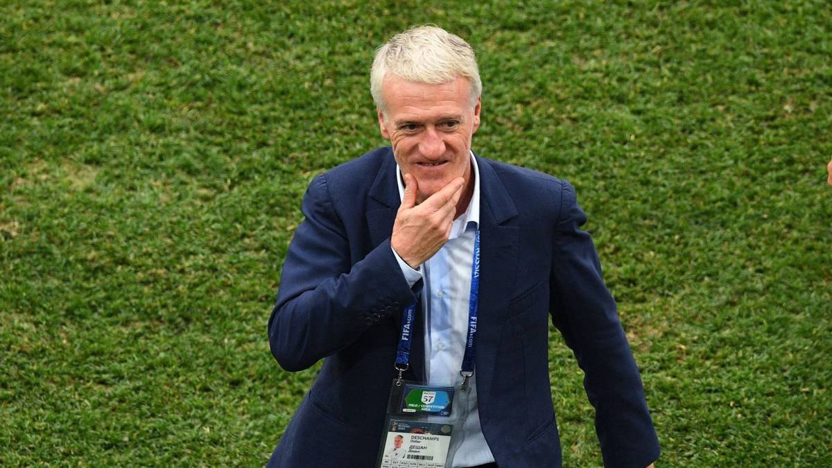El seleccionador francés está feliz con sus jugadores.