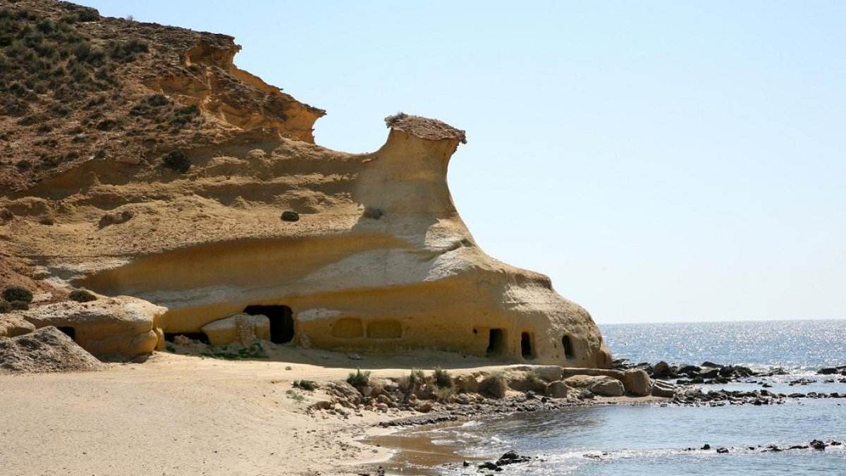 Playa de Los Cocedores, en disputa entre Pulpí y Águilas.