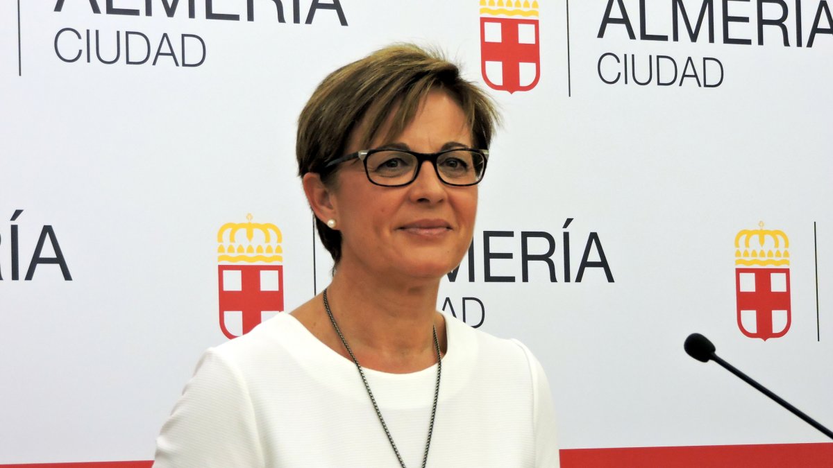 Adriana Valverde, portavoz del PSOE en el Ayuntamiento de Almería.