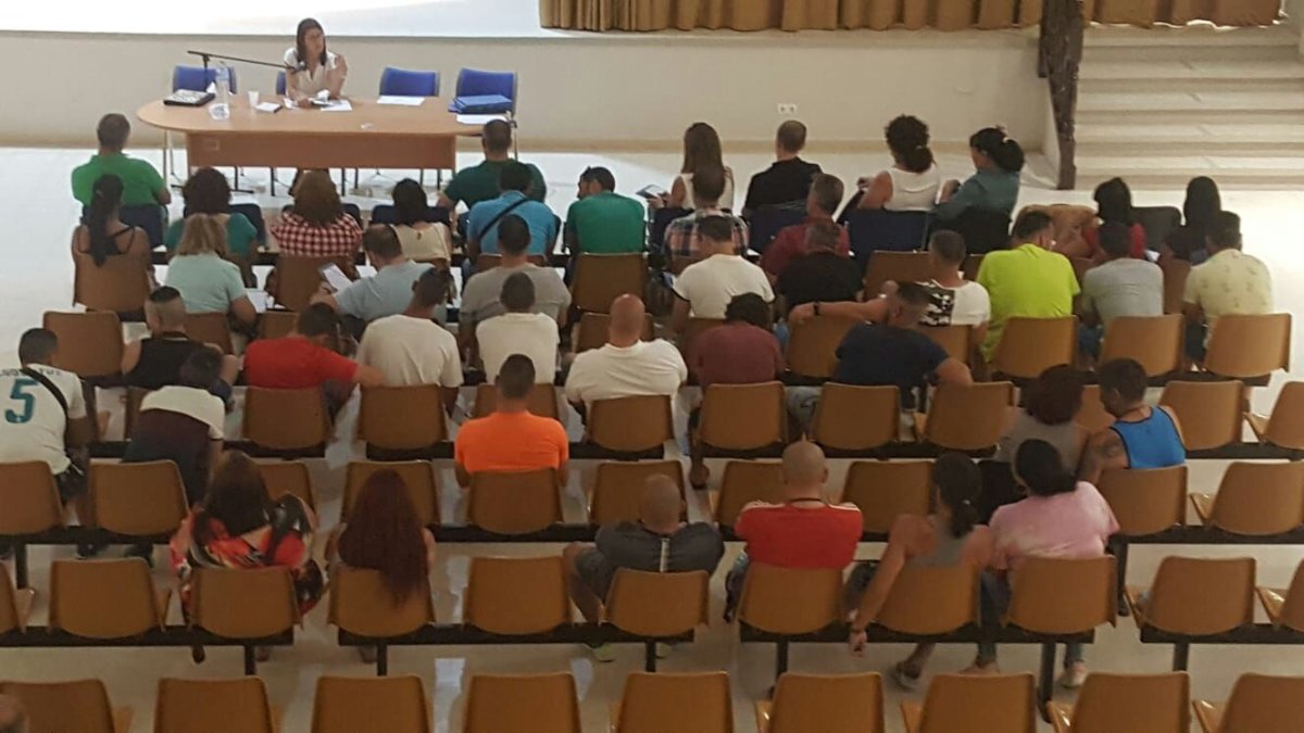 Vista del salón de actos de El Acebuche durante la celebración del curso.