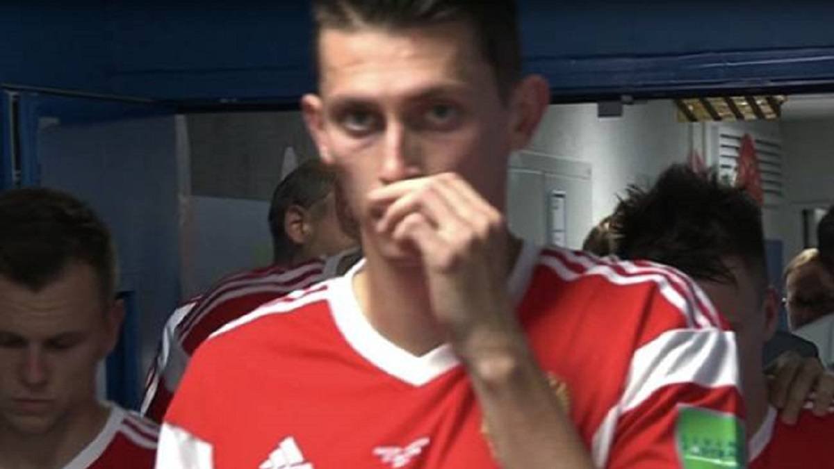 Los jugadores rusos antes de afrontar un partido.