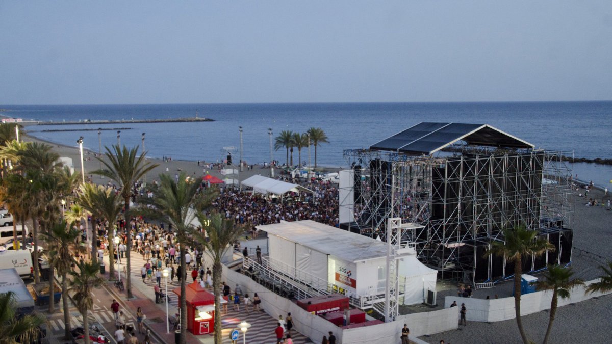 Imagen aérea del concierto de Lori Meyers