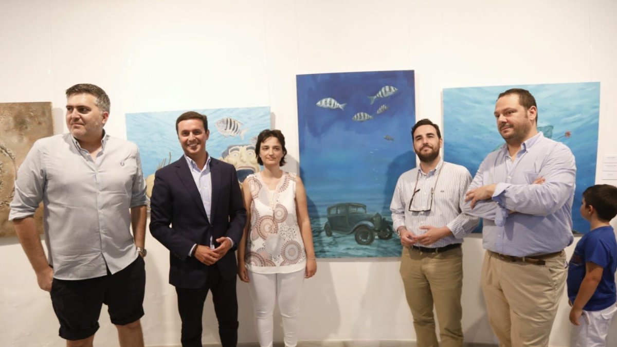 El concejal de Cultura, Carlos Sánchez, y el vicepresidente de la Diputación, Javier A. García en la presentación