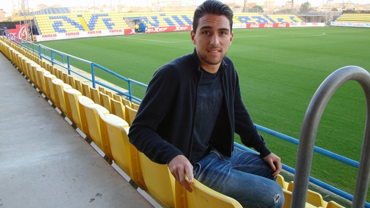 Juan Ibiza en la Ciudad Deportiva del Villarreal