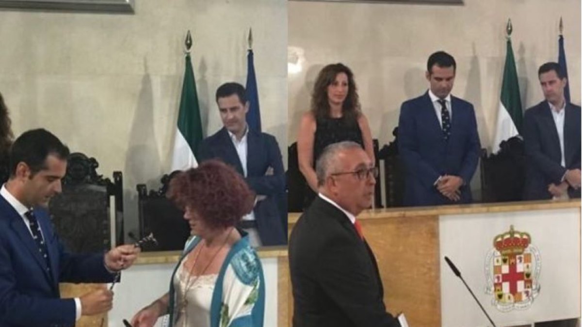 Toma de posesión de Amparo Ramírez (izquierda) y José Antonio Alfonso (derecha)