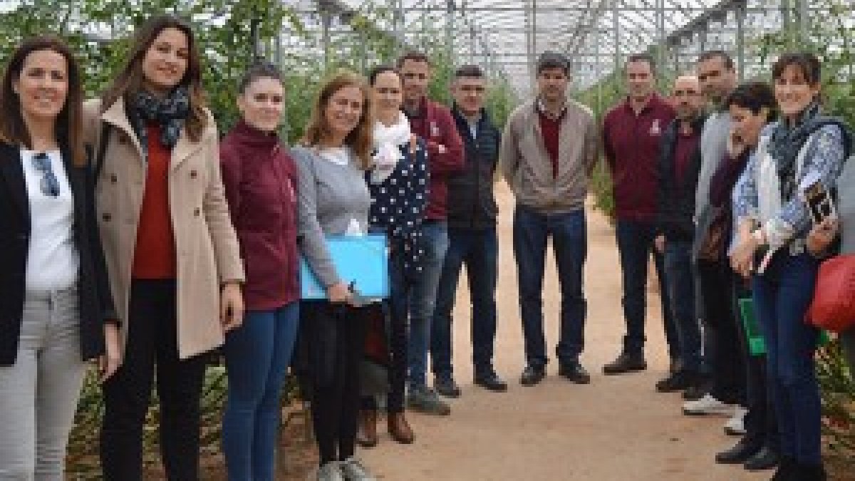 Foto de trabajo del grupo operativo impulsado por Cooperativas Agroalimentarias de Andalucía.