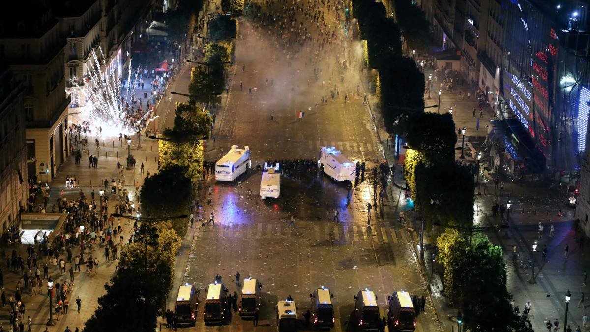 La fiesta no acabó bien en Francia