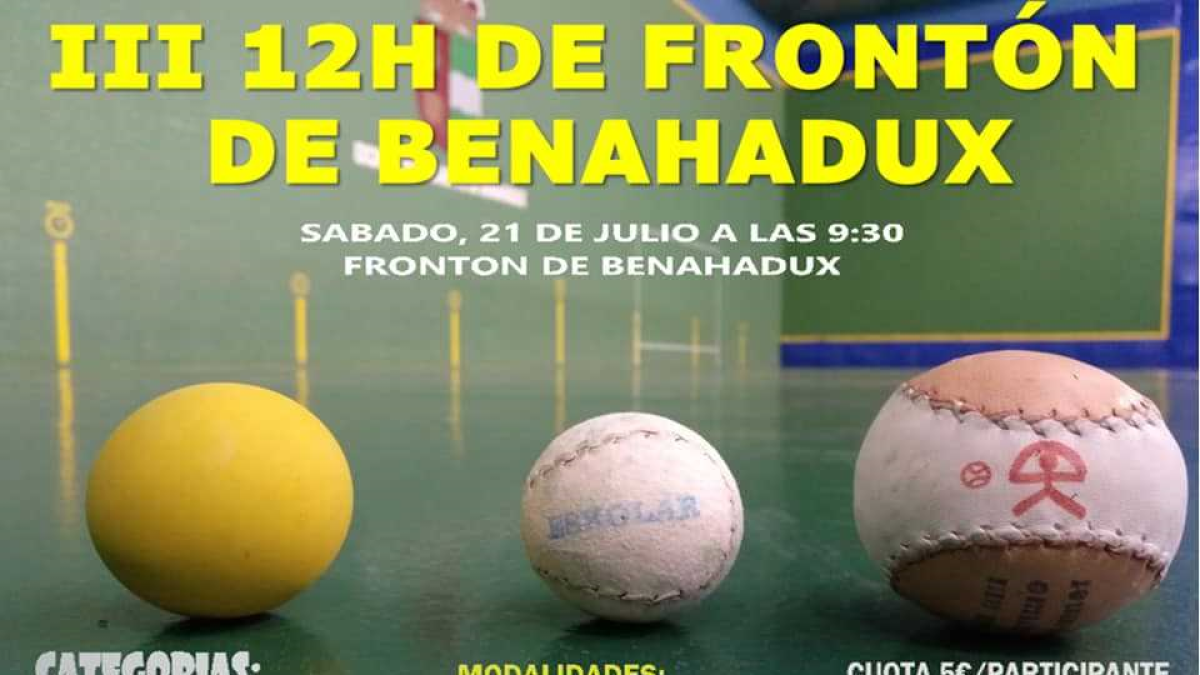 Cartel del torneo.
