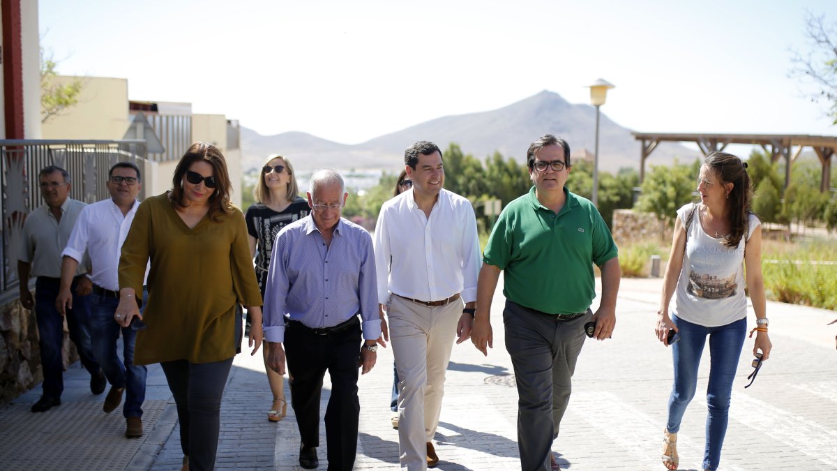 Visita de Juan Manuel Moreno a Rodalquilar