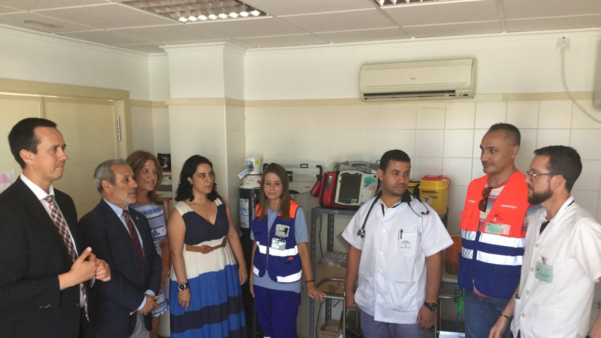 El delgado de Salud, José Mª Martín, ha visitado el consultorio de Puerto Rey.