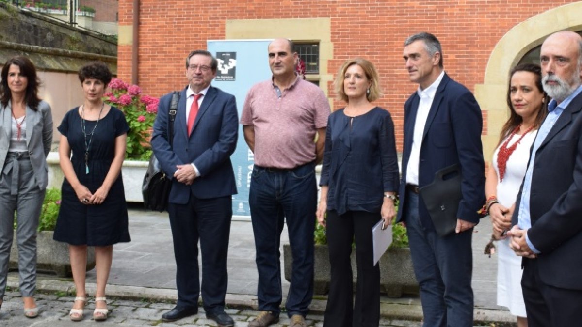 Fernando Martínez, esta mañana en San Sebastián.