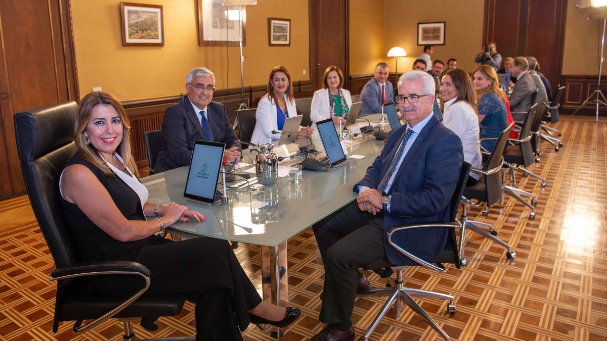 Consejo de Gobierno de la Junta de Andalucía, en una foto de archivo.