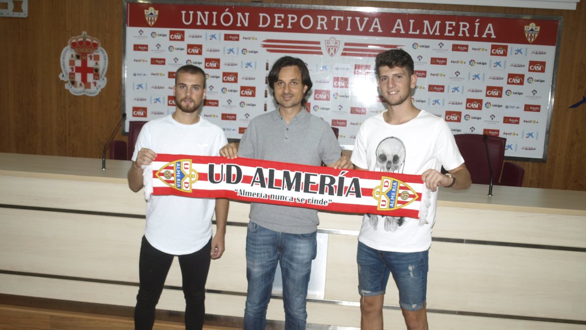 Pablo Siles, Ibán Andrés y Alberto Toril en rueda de prensa.