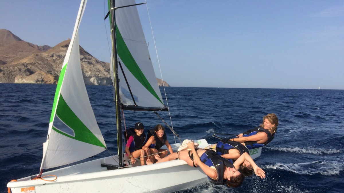 Su especialidad es la vela.