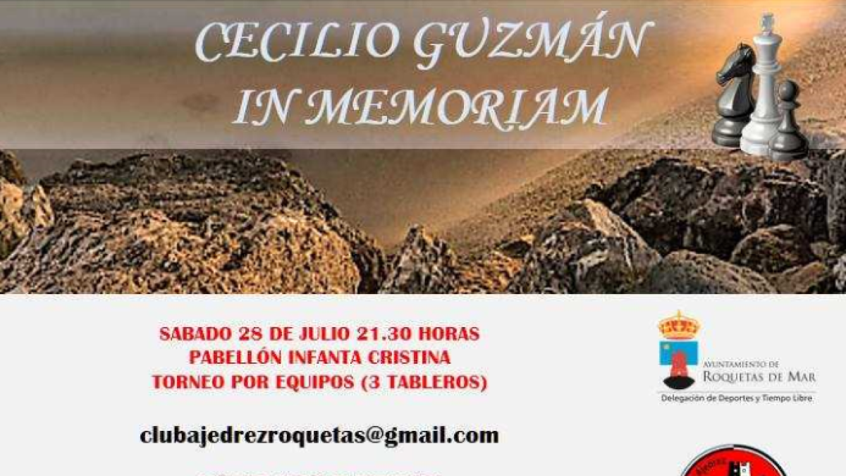 Cartel del torneo.