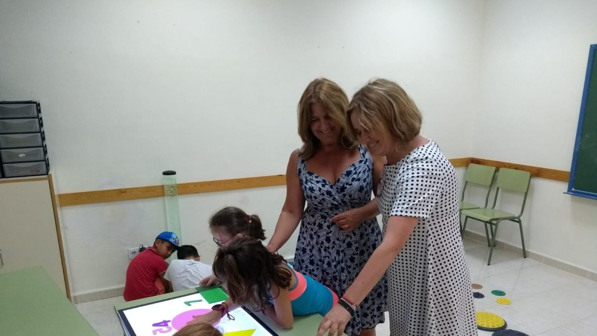 Aula Multisensorial de la ludoteca de verano.