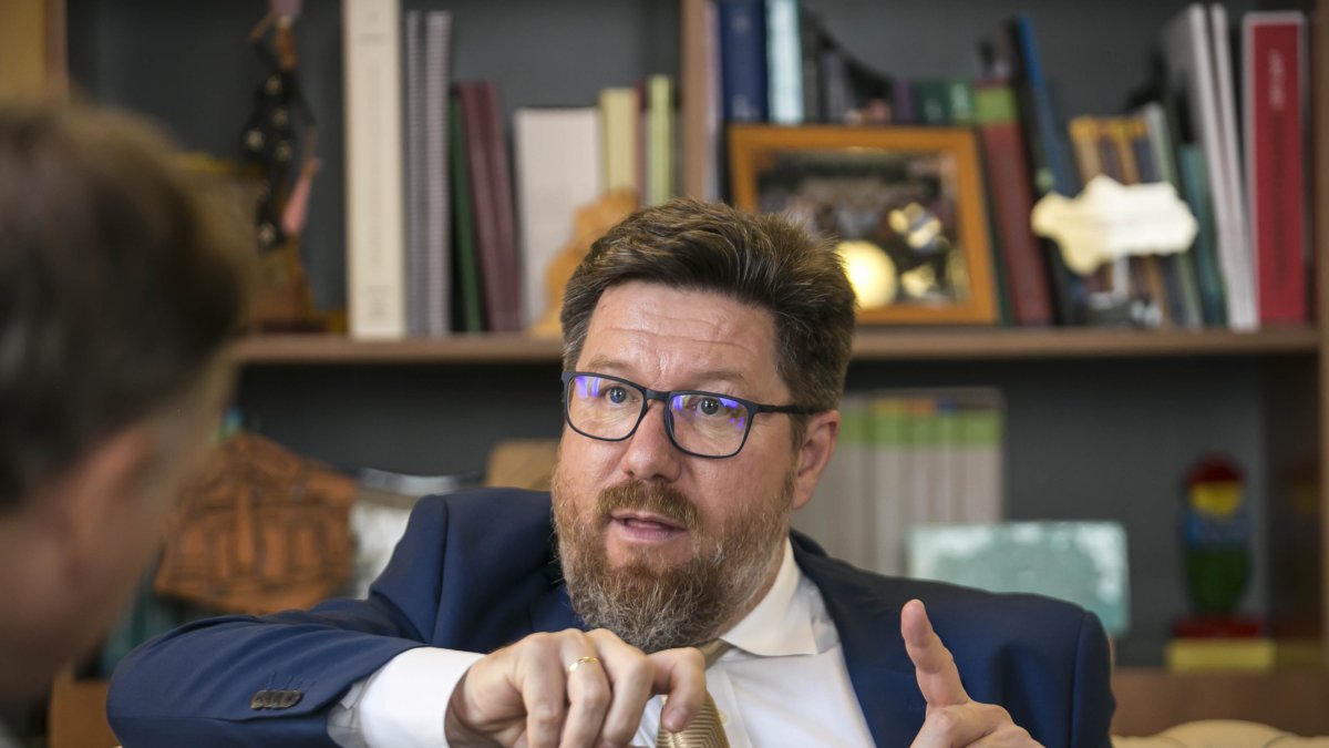 Rodrigo Sánchez acaba de cumplir poco más de un año como consejero de Agricultura, sustituyendo a María del Carmen Ortiz.