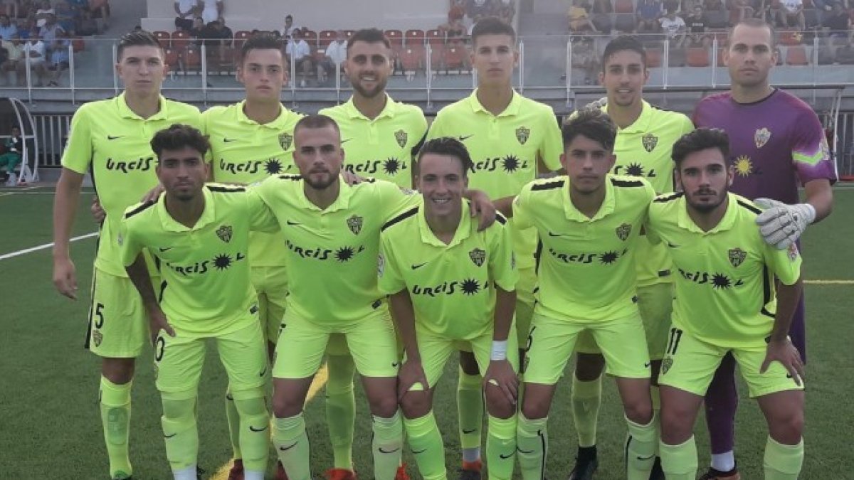 El primer once del filial en pretemporada.