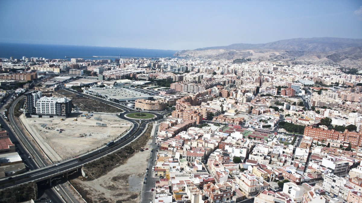 Una de las áreas del soterramiento del paso a nivel de El Puche
