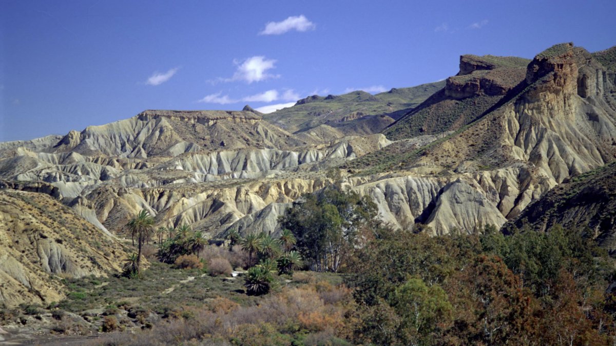 El Desierto de Tabernas es conocido por ser el escenario de numerosas películas.