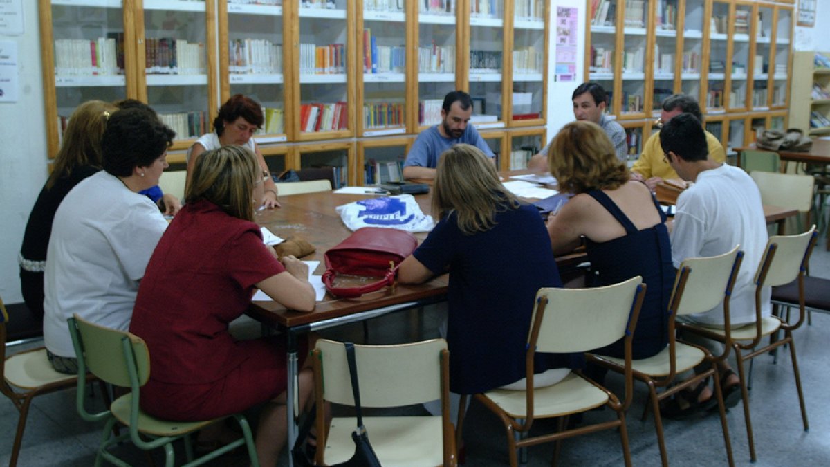 Claustro de profesores de Secundaria.