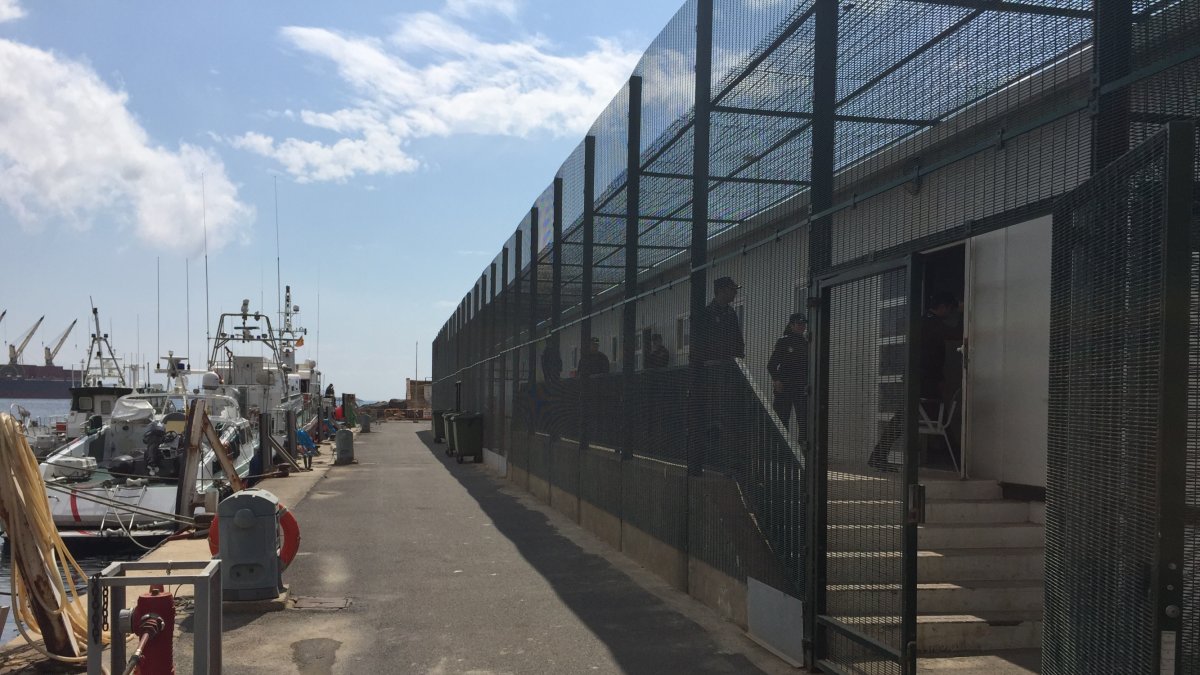 Módulos de custodia del Muelle de Poniente