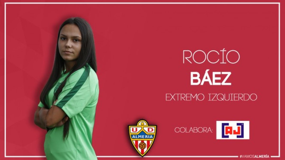Rocío Báez, extremo de 16 años de edad.