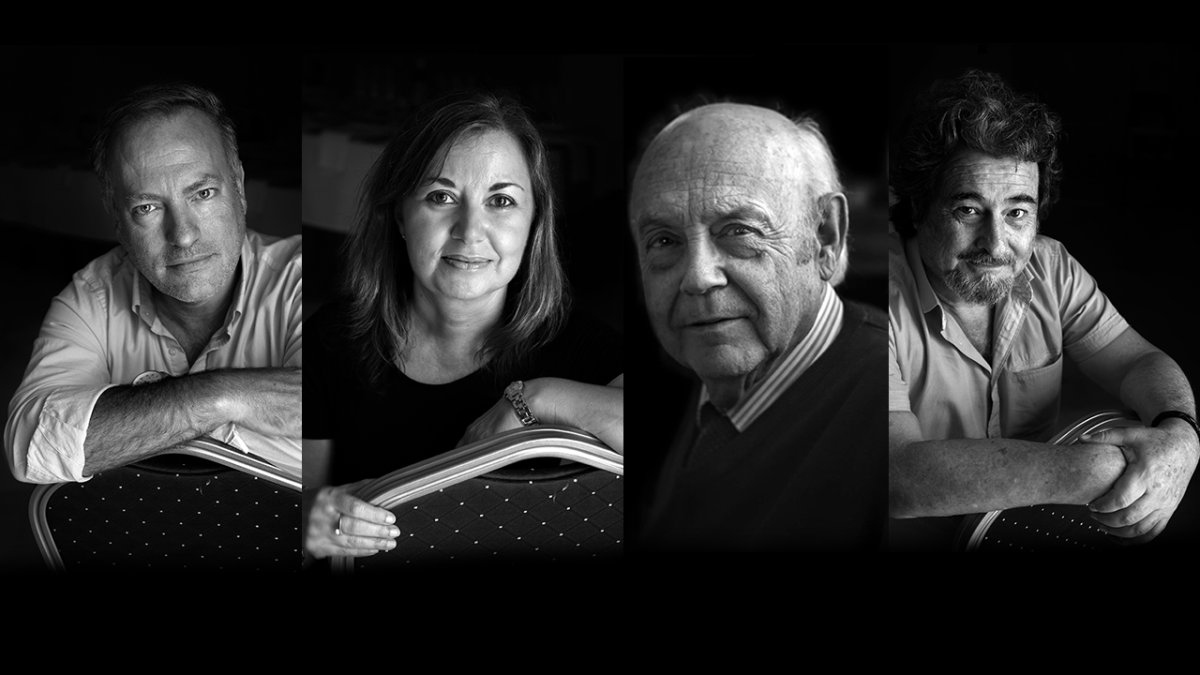 Escritores presentes en el primer volumen y fotografiados por Rodrigo Valero.