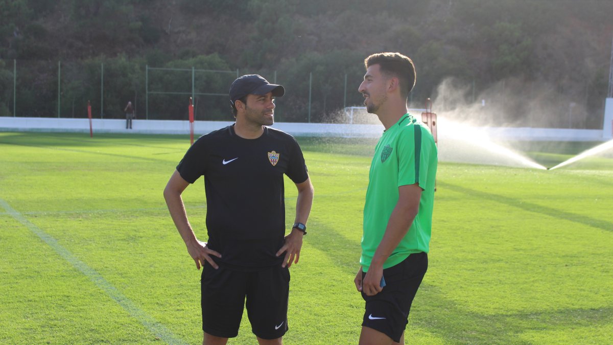 Juan Carlos Real con Fran.