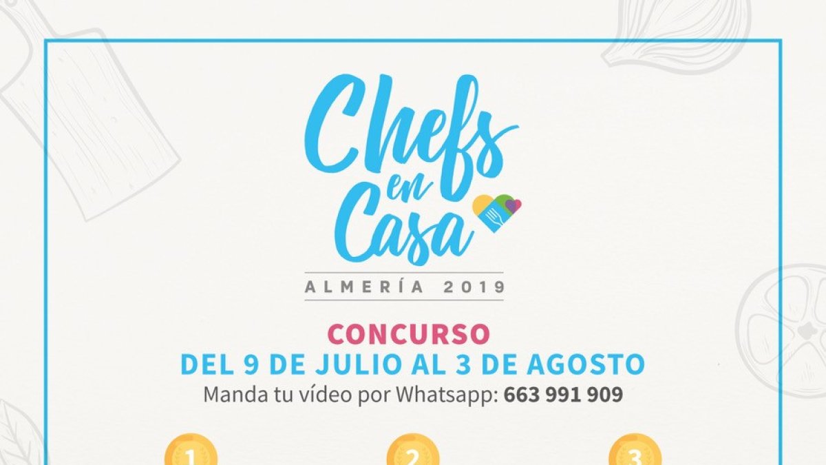 Cartel promocional de la campaña ‘Chefs en casa’.