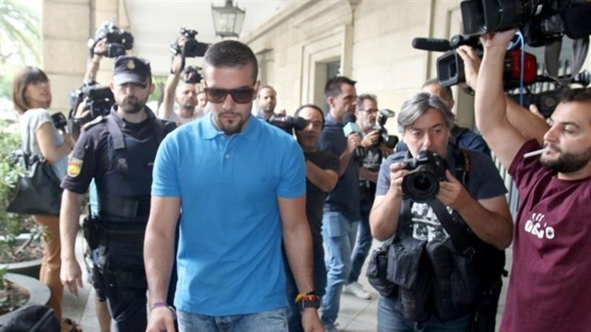 Ángel Boza en los juzgados de Sevilla, en una imagen de archivo.