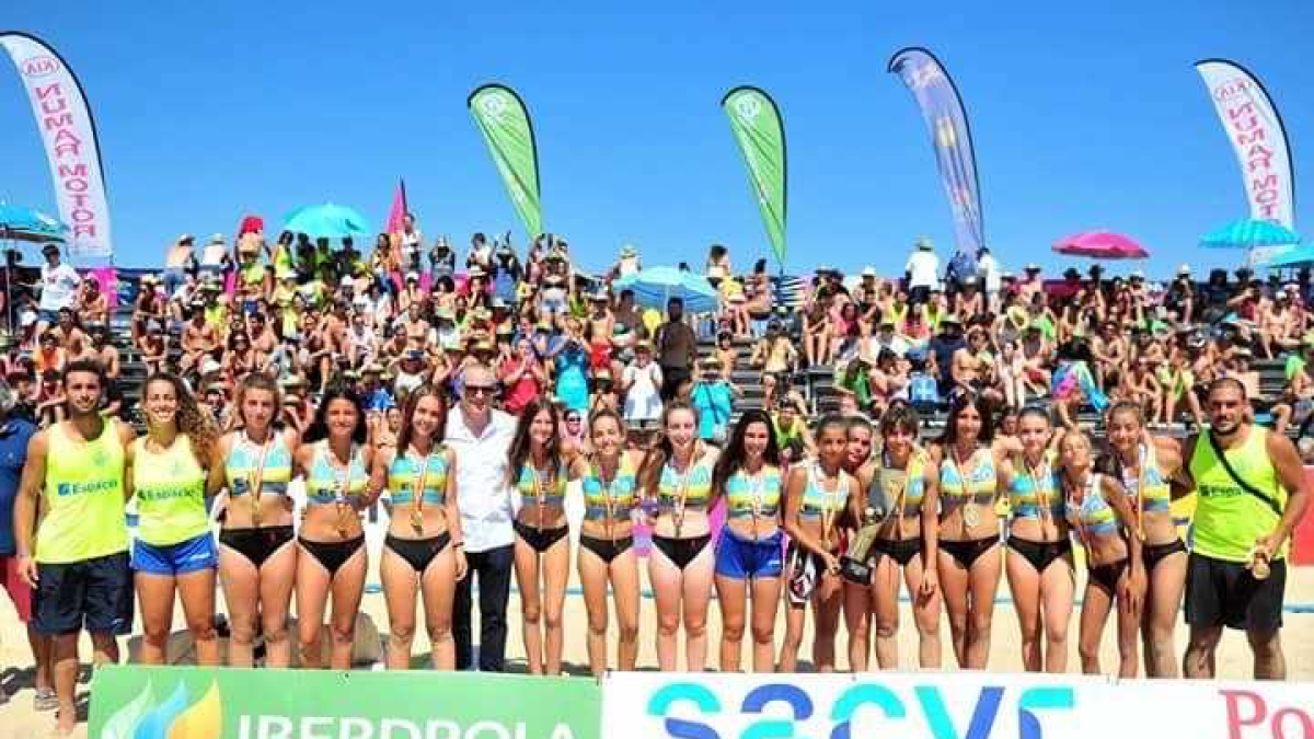 El podio plagado de almerienses.