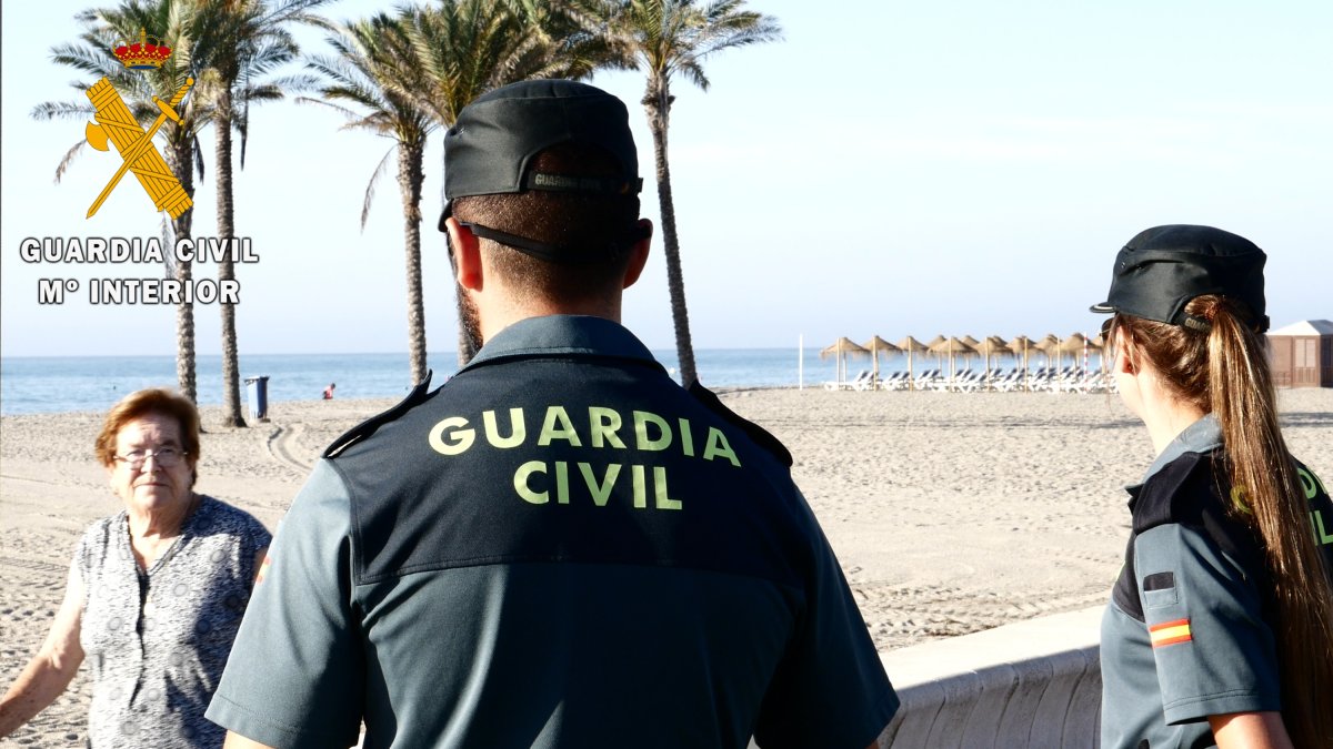 La Guardia Civil en una de sus actuaciones.