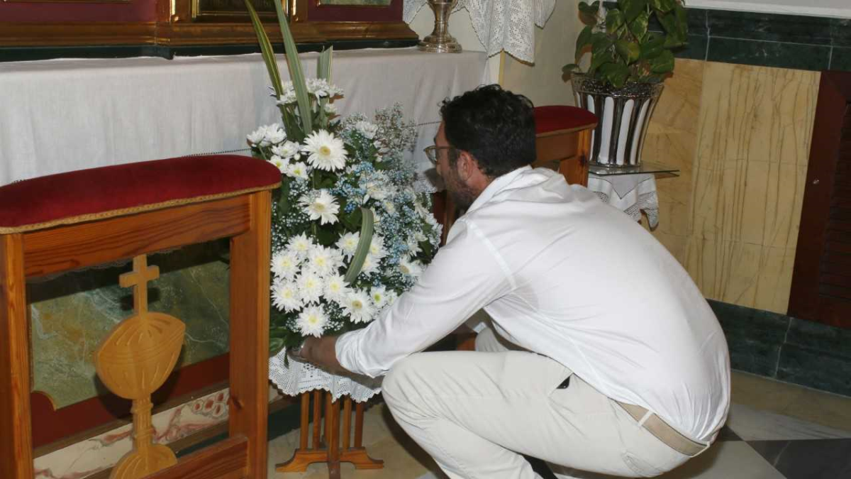 El presidente celeste en la ofrenda del año pasado.